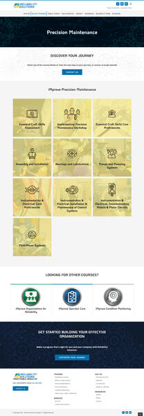 Reliability Solutions Precision Maintenance Page