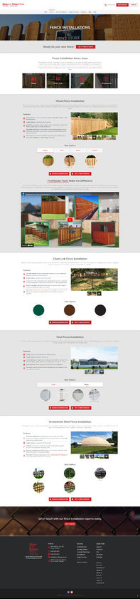 Door and Fence Store Fences Page