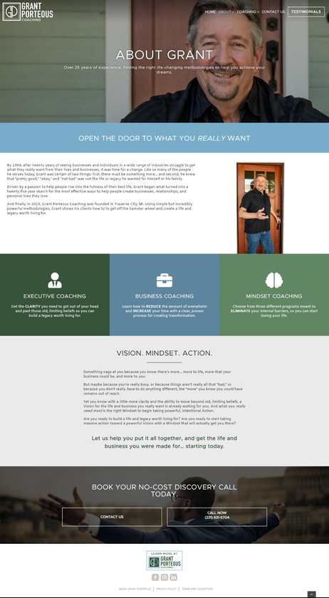 Grant Porteous About Page