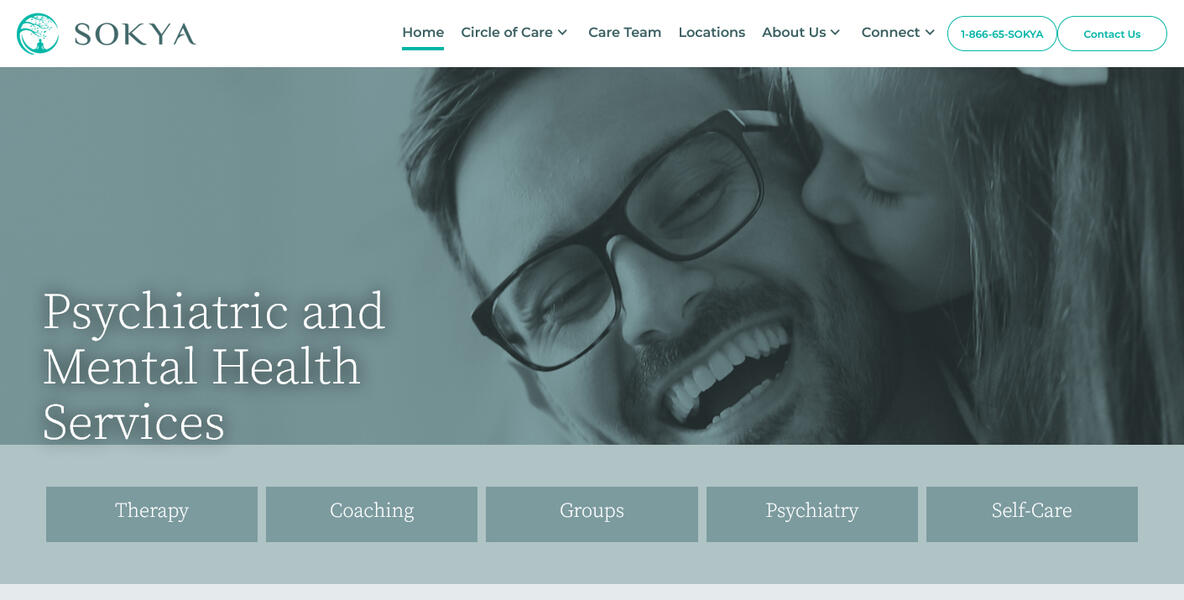 SokyaHealth Above the Fold